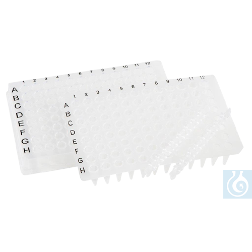 neoChoice 96well PCR-Platte, ohne Rand, klar