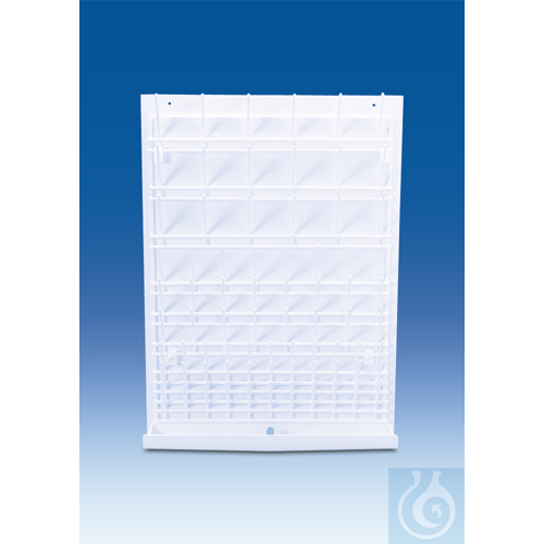 Drying rack, PVC, 450 x 630 mm, 75 pegs