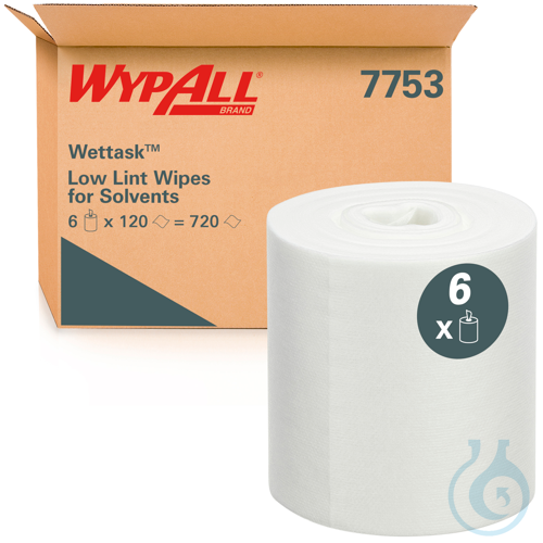 WypAll® Wettask™ PowerClean - Rolls / Weiß Größe: 30,50 cm x 15,00 cm