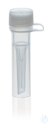 Microtube PP, attached screw cap PE, 0,5 ml, selfstanding, non-ster., ungrad.