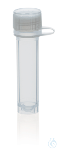 Microtube PP, attached screw cap PE, 2,0 ml, selfstanding, non-ster., ungrad.