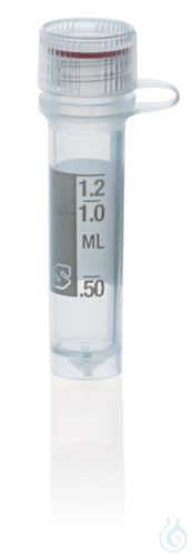 Microtube PP, attached screw cap PP, 2,0 ml, selfstanding, non-sterile, grad.