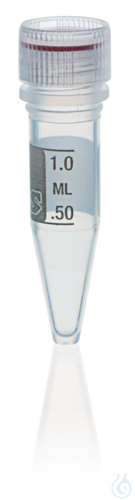 Microtube PP, bulk screw cap PP, 1,5 ml, round bottom, y-sterile SAL 10EXP-3,