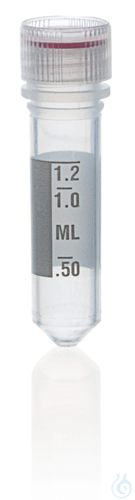 Microtube PP, bulk screw cap PP,, 2,0 ml, round bottom, y-sterile, SAL 10EXP-3,
