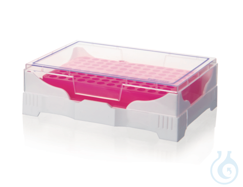 PCR Mini cooler, PP, 0,2 ml vess. 8/12-strips+96-well PCR pl.