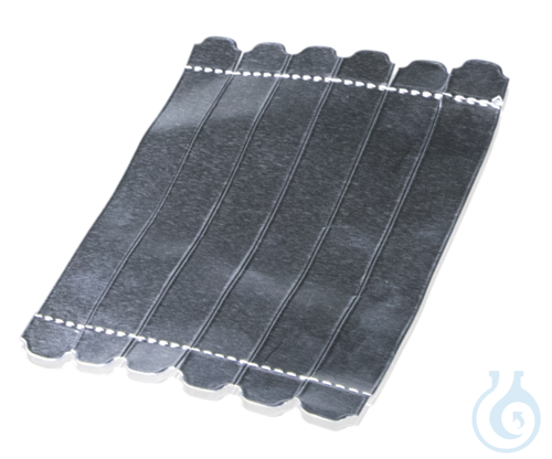 Foil strips for PCR strips and plates, Aluminum self-adhesive 6 str./sh. 50 sh.