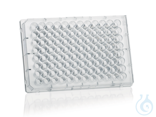 Microplate, pureGrade, 96-well, PS, Standard transp.'V'bottom 360 µl 100 pcs