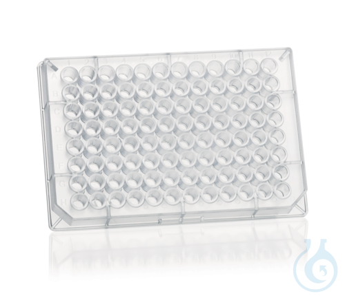 Microplate, pureGrade, 96-well, PS, foil bottom UV transp.350 µl pack of 50
