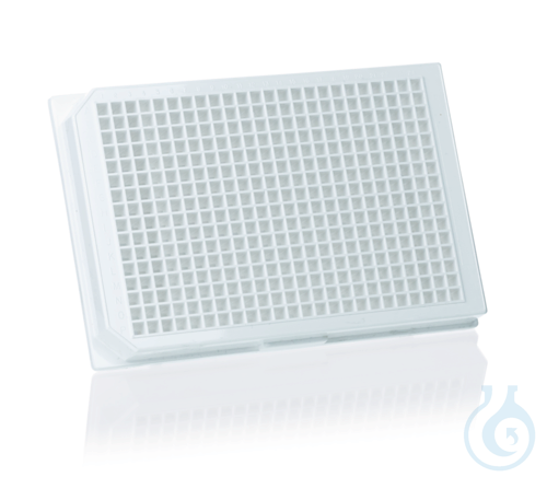 Microplate, pureGrade S, 384-well, PS, trans.b., white, 'F'bottom 120 µl 50 pcs