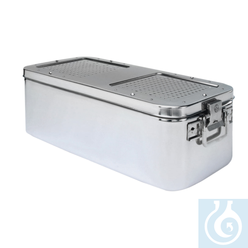 neoChoice Transportbehälter Edelstahl, auslaufsicher, 60x30x26 cm
