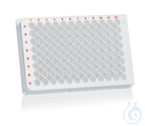 Microplate, cellGrade, 96-well, PS, Standard, white, 'F'bottom 350 µl 50 pcs