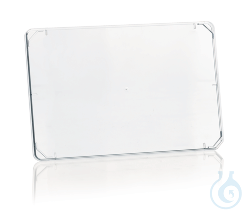 Lid without condens.rings f. Brandplates, tr.bott.384-well 50 pcs. 10 pcs/bag