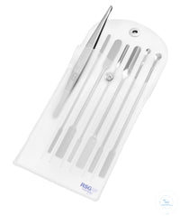 Spatula set, 7 pcs., in sheath