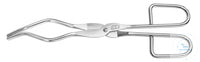 Crucible tong, double curved, 220mm