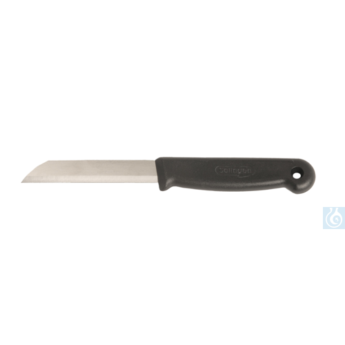 Laboratory knife, black, blade 8 cm
