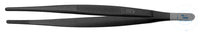 Blunt tweezers 105mm, PTFE-coated