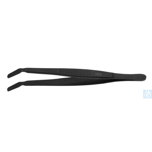 Cover glass tweezers 115mm, PTFE-coated