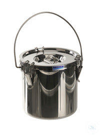 Insulate container 18/10 steel, 6,5 l, HxD=16x24mm