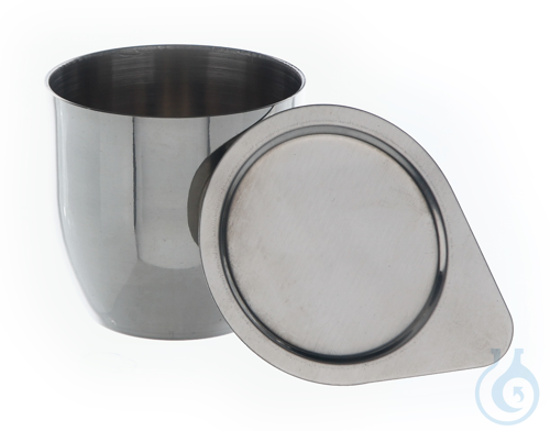Crucible Nickel, wall thickness 1,5mm, HxD=45x45mm, 50ml