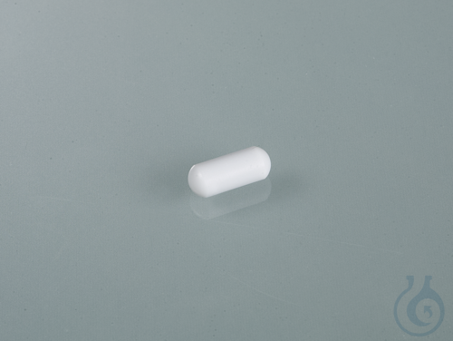 Magnetic stirring bar, PTFE, cylindr., LxØ 15x6 mm