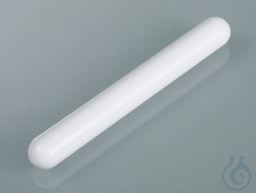 Magnetic stirring bar, PTFE, cylindr., LxØ 80x10mm