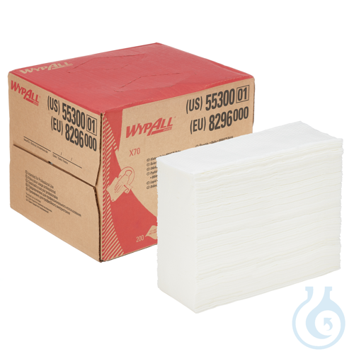 WypAll® X70 PowerClean - BRAG™ Box / Weiß Lagen: 1 Größe: 42,60 cm x 28,10 cm