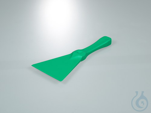 Scraper for industry, PP green, LxW 25x11 cm, 80 g