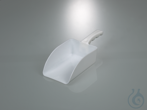 Filling scoop foodstuffs,PP white,WxDxL 11x15x25cm