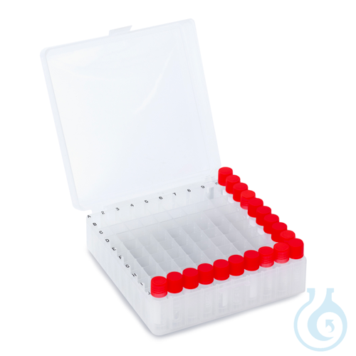 1 Magnetic Covered 100 Microtube Box