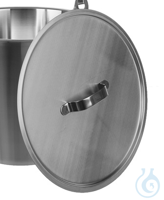 Lid 18/10 steel, f. 10 l Buckets