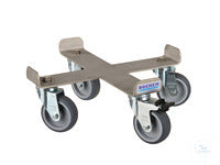 Castor for transport container 50l, 18/10 steel
