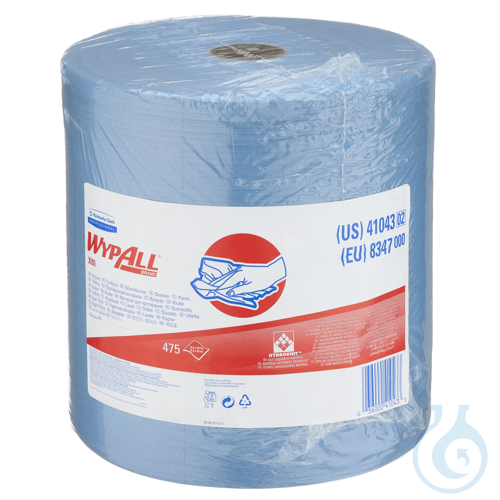 WypAll® X80 PowerClean - Großrolle / Blau Lagen: 1 Größe: 31,50 cm x 34,00 cm