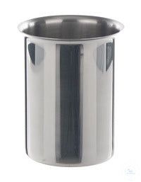 Beaker w. rim 18/10 steel, 5000 ml
