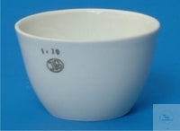Crucibles 10ml porcelain low form glazed