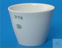 Crucible 30ml porcelain medium shape glazed