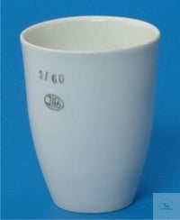 Crucibles 15 ml porcelain HF glazed