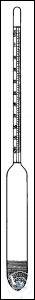 Density areometer 1,500-2,000:0,005