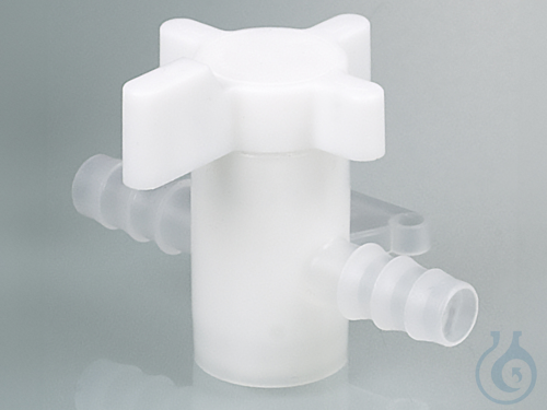 Two-way valve, PVDF, Ø 9-11 mm, NW 8 mm, white