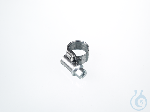 Worm-threaded hose clip, SS 1.4016, Ø 8-12 mm