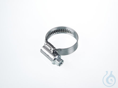 Worm-threaded hose clip, SS 1.4016, Ø 16-27 mm