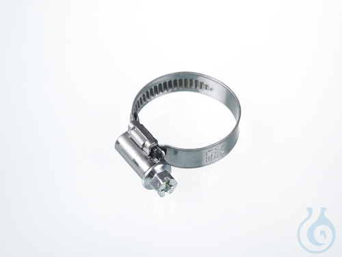 Worm-threaded hose clip, SS 1.4016, Ø 20-32 mm