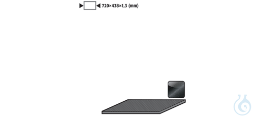 anti-slip rubber mat for UB90/UB30 B890/1400 720x438x1