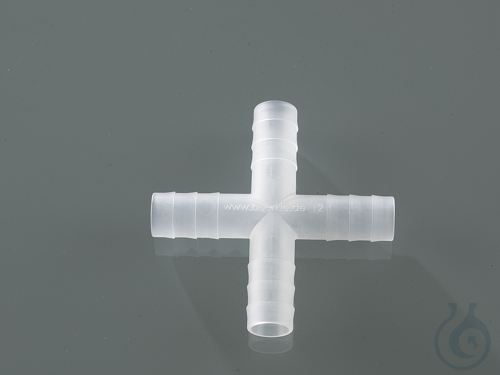 Four-way connector, PP, for Ø 11-13mm, cylindrical