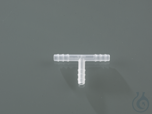 T-connector, PVDF, f. Ø 5-7mm, cylindrical