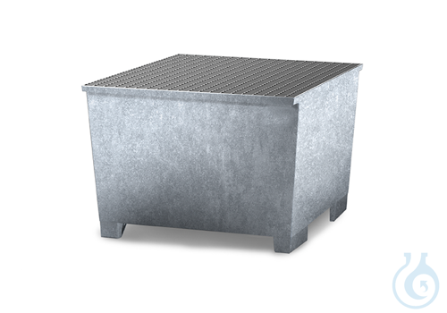 IBC-station steel galv. grid galv. feet construc. V=1000L, 1300x1120x1040