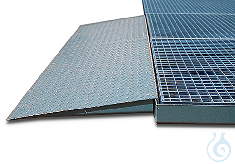 ramp st. galv. f bunded spill floorings height 123 mm 1950x1120x125