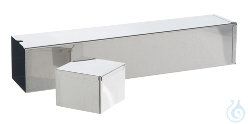 Pipette box 18/10 steel, 70x70x430mm