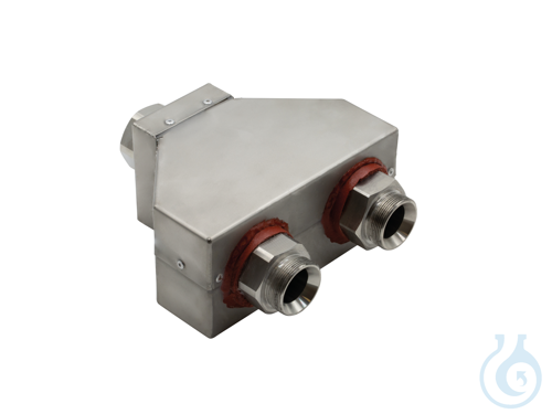 Twin distributing adapter M38x1.5, isolated, 1x M38x1.5 female to 2x M38x1