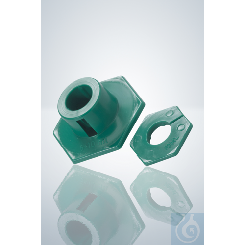 Kunststof dop met veiligheidsring voor 10 ml.