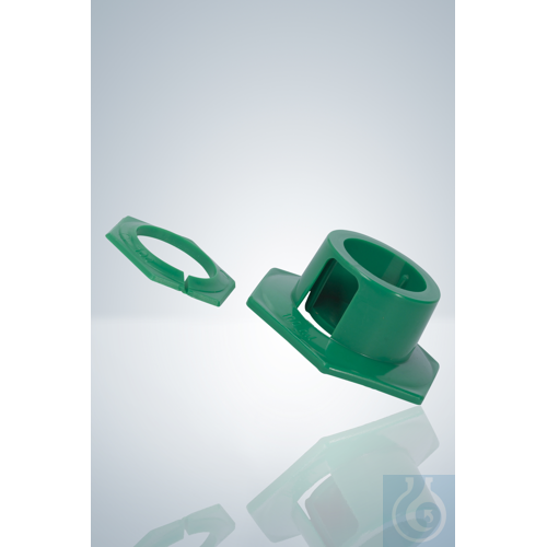 PLASTIC SOCKET WITH SAFETY, RING FOR 100 ML